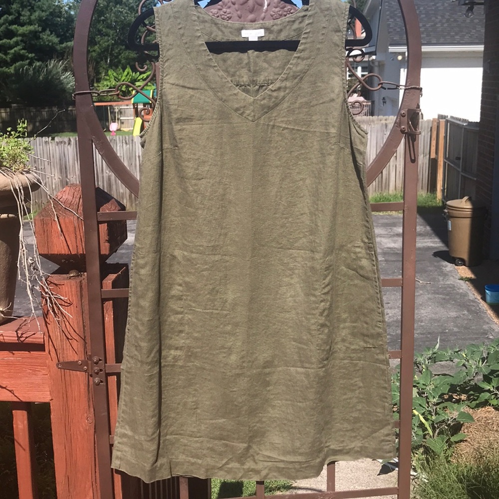 J. Jill 100% Linen Shift Dress